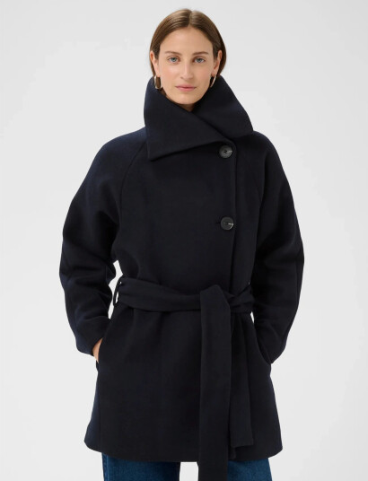 InWear Yunahiw Collar Coat Black 34 InWear Yunahiw Collar Coat Black 34