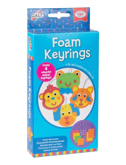 Galt Mini Makes Foam Keyrings - Multi/patterned - ONE SIZE Galt Mini Makes Foam Keyrings - Multi/patterned - ONE SIZE