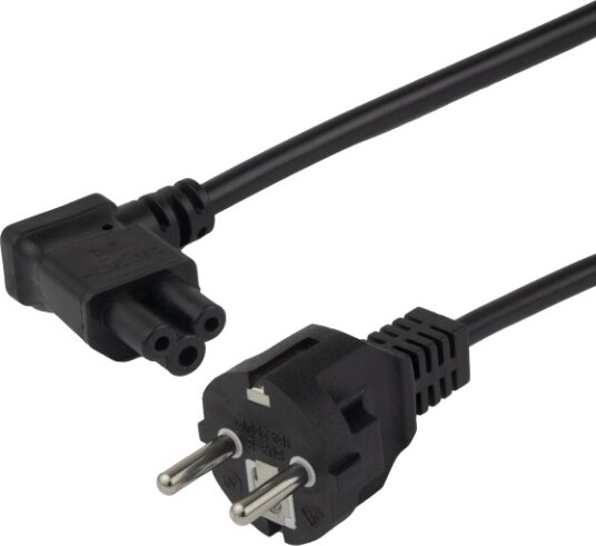 Enhetskabel, Rett Cee 7/7 - Venstre Vinklet Iec C5, 2,0 M
