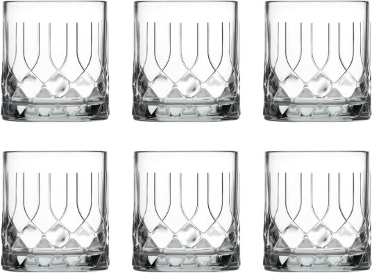 La Rochère Chicago tumbler whiskyglass 6-pakning 34 cl La Rochère Chicago tumbler whiskyglass 6-pakning 34 cl