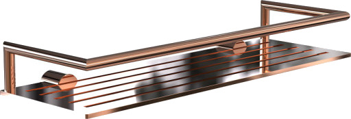 Frost NOVA2 såpehylle 2, 360 mm, polert kobber