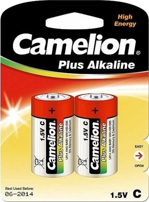 Camelion Plus Alkaline Lr14-Bp2 Batteri 2 X C Alkalisk 44/1-LR14BP2 Camelion Plus Alkaline Lr14-Bp2 Batteri 2 X C Alkalisk 44/1-LR14BP2