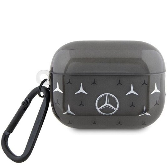 Mercedes Large Star Pattern Case for AirPods Pro 2 (2022/2023) Black