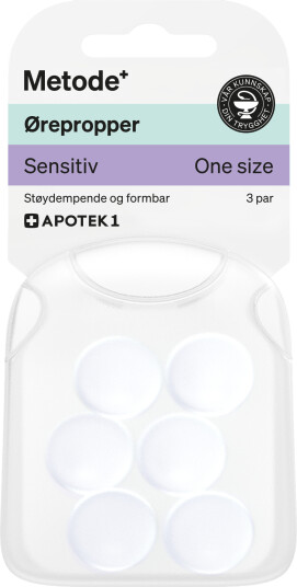 Metode ørepropper sensitiv 3 par