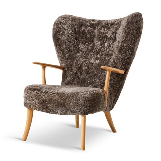 Warm Nordic Warm Nordic Pragh Lenestol Saueskinn Drake/naturoljet Eik Warm Nordic Warm Nordic Pragh Lenestol Saueskinn Drake/naturoljet Eik