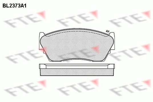 Bremseklosser FTE 9010714 Bremseklosser FTE 9010714