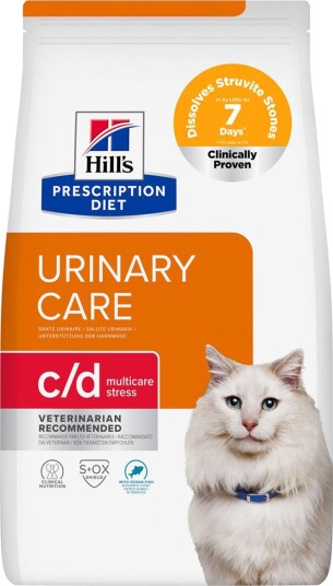 Hill'S Prescription Diet C/D Multicare Stress Urinary Care Med Havfisk 2 X 3 kg Hill'S Prescription Diet C/D Multicare Stress Urinary Care Med Havfisk 2 X 3 kg