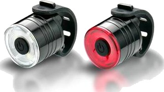 4Kom.Pl Led Sykkellyssett, Foran + Bak, 15 Lumen 4Kom.Pl Led Sykkellyssett, Foran + Bak, 15 Lumen