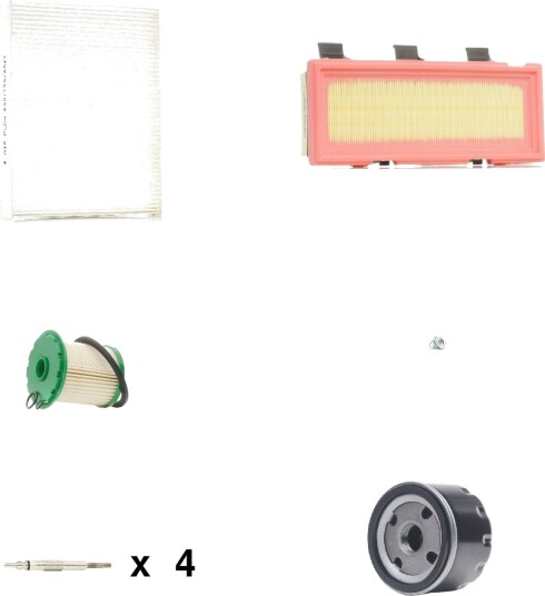 Servicepakke RIDEX 4682P7882