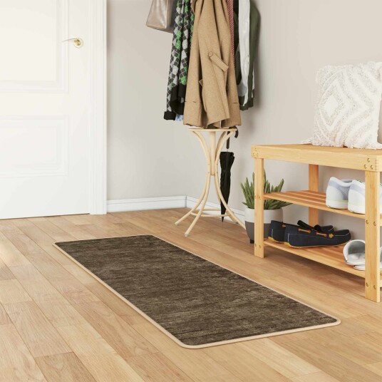 Teppe Runner MARSA Skoggrønn 50 x 200 cm Polyester og PVC