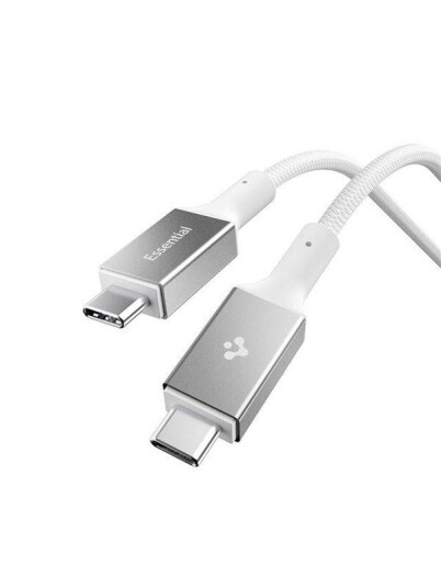 Spigen Essential 240W USB-C til USB-C Kabel 150 cm Hvit