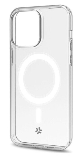 Celly GelskinMag Transparent TPU-deksel med MagSafe for iPhone 15 Pro Max