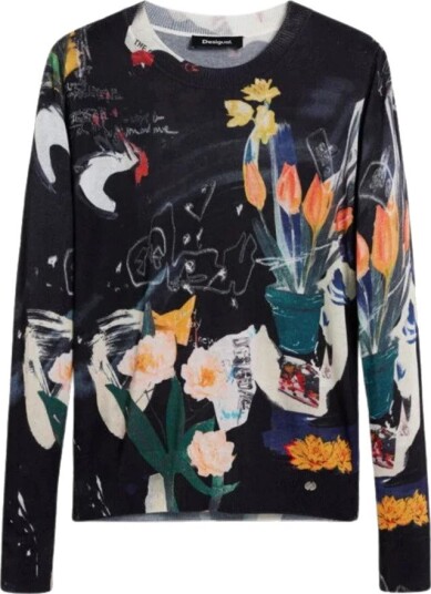 Desigual Jers_Nantes_Lacroix 1001 Crudo M Black L Desigual Jers_Nantes_Lacroix 1001 Crudo M Black L