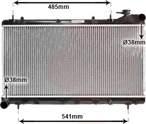 VAN WEZEL 51002015 Radiator motorkjøling