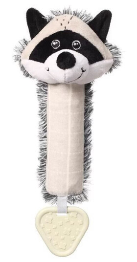 BABYONO Babyragne: Squeaky toy med bitering Raccoon BABYONO Babyragne: Squeaky toy med bitering Raccoon