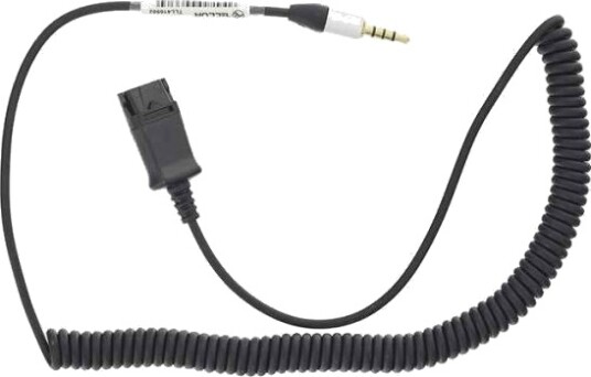 Tellur Qd Til Jack 3,5 Mm 4-Polet Adapterkabel 2,95 M Svart Tellur Qd Til Jack 3,5 Mm 4-Polet Adapterkabel 2,95 M Svart