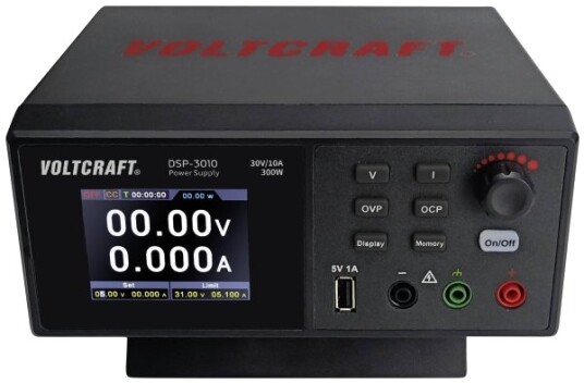 Voltcraft VC 12231815 DSP 3010 Laboratorie Strømforsyning 0–30V 0–10A 300W Voltcraft VC 12231815 DSP 3010 Laboratorie Strømforsyning 0–30V 0–10A 300W