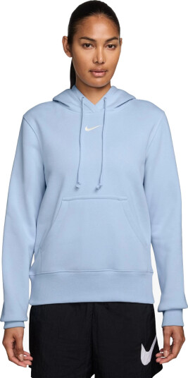 Nike Pheonix Fleece Standard Pullover Hoodie Blå XS