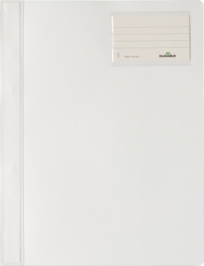 Durable 2500 02 Hvit Pvc A4 1 Lommer 1 Stykker Durable 2500 02 Hvit Pvc A4 1 Lommer 1 Stykker