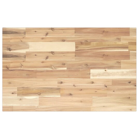 Plate til baderomsskap ubehandlet 100x50x2 cm heltre akasie Plate til baderomsskap ubehandlet 100x50x2 cm heltre akasie