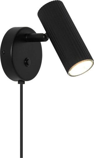 Nordlux Vico | Væglampe   Black   Ø 5 CM