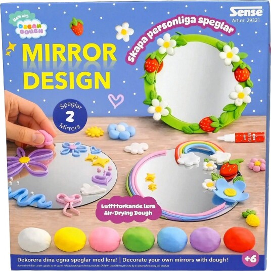 Sense Designa Speglar - RED - One Size