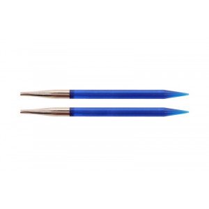 KnitPro Trendz Udskiftelige Rundpinde Akryl 13cm 6,50mm US10½ Blue
