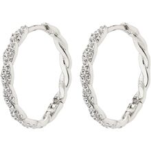 Pilgrim 67231-6083 EZO Twirled Crystal Hoops 1 set