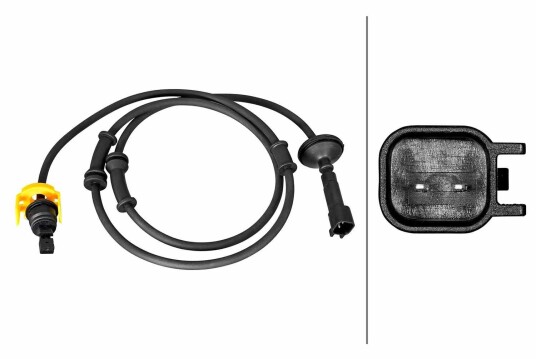 Sensor, ABS HELLA 6PU 358 219-141
