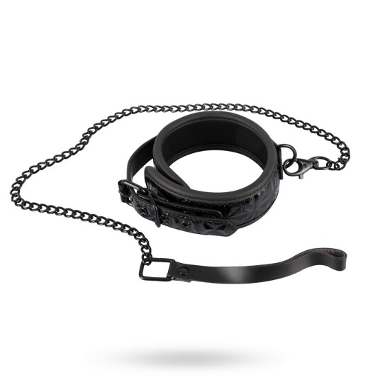 Collar With Lease Black Collar With Lease Black