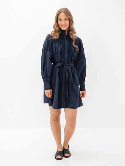 Y.A.S Pagira Long Sleeve High Neck Blå 34