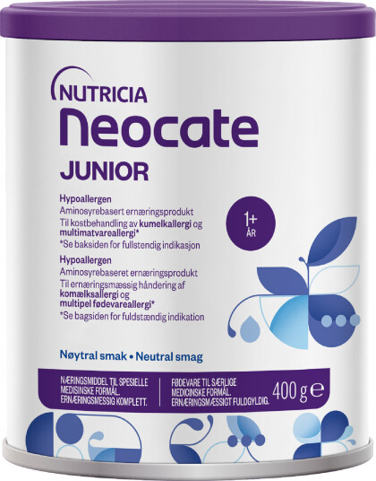Neocate Junior pulver nøytral 400 g Neocate Junior pulver nøytral 400 g