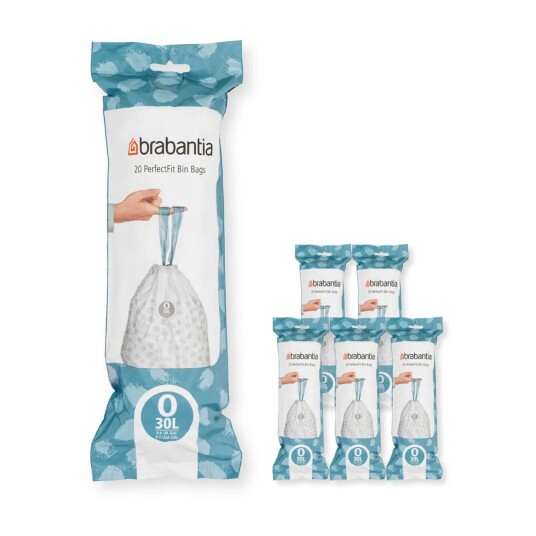 Brabantia PerfectFit avfallspose 120 poser Modell O, 30 L