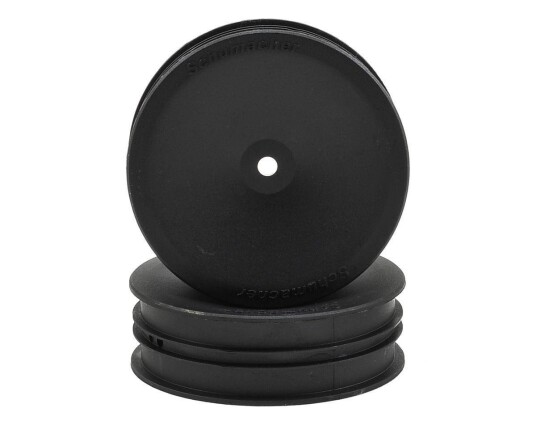 Schumacher U4660 Wheel Front Slim 2WD Black 1/10 (2)