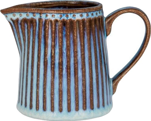 GreenGate   Everyday Alice fløtemugge 25 cl oyster blue
