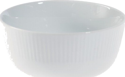 Aida Groovy skål 14 cm hvit