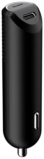 Unisynk 30W USB-C billader med LED-indikator - Sort Unisynk 30W USB-C billader med LED-indikator - Sort