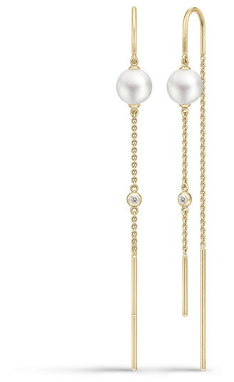 Julie Sandlau Ariel Øredobber 22 kt. Gullbelagt sølv HKS636GDWHPLCZ - Dame - 925 sterling silver