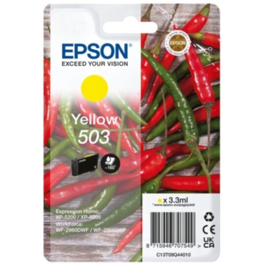 Epson T09Q4 Blekkpatron gul, 165 sider