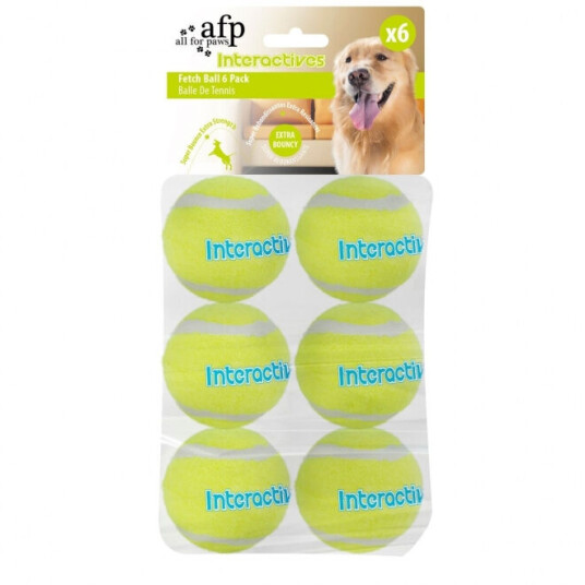 All For Paws Fetch N Treat Ekstraballer 6.5 cm 6-P