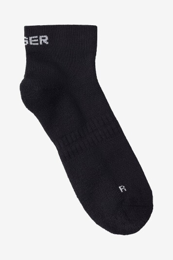 Seger Sokker Pulse Wool Low Svart