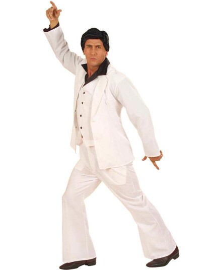 Widmann Hvit Saturday Night Fever Kostyme Strl XL Widmann Hvit Saturday Night Fever Kostyme Strl XL