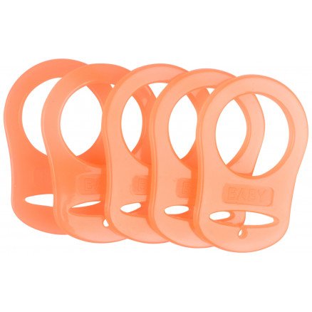 Infinity Hearts Smokkesnor Adapter Oransje 5x3cm 5 stk