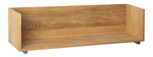 Kristina Dam Studio Stack vegghylle Oak, konsoller i m?rk oljet valn?tt