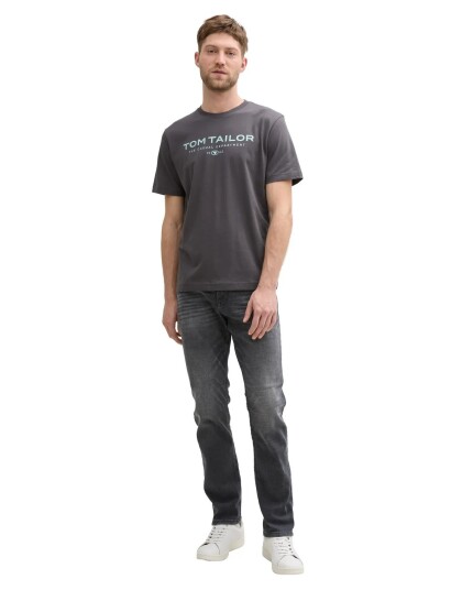 Tom Tailor T Shirt With Print Grey M
