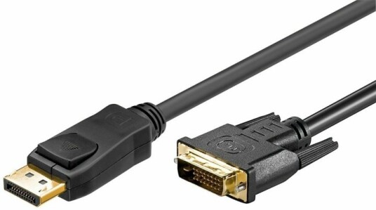 Goobay DisplayPort - DVI-D Dual Link-kabel 1 m Goobay DisplayPort - DVI-D Dual Link-kabel 1 m