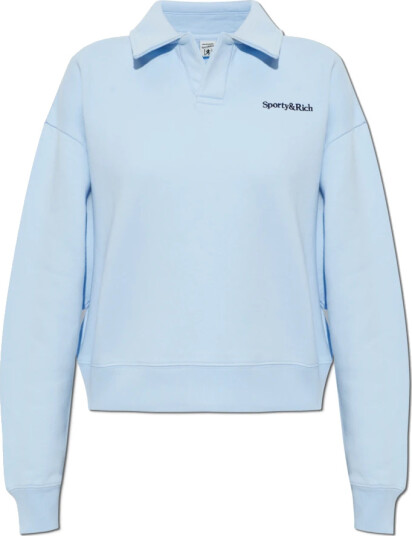 Sporty & Rich Dame Topper Blå L,
