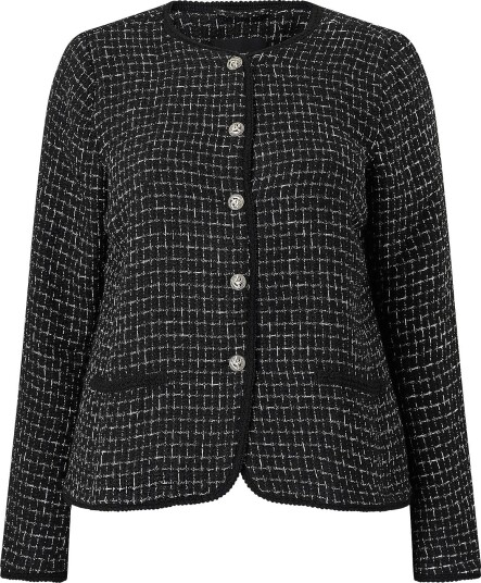 Zizzi Jakke eDonna L/S Svart