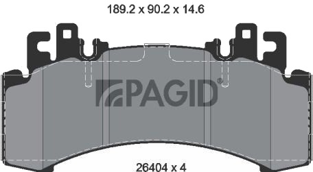PAGID T3191N Bremseklosser PAGID T3191N Bremseklosser