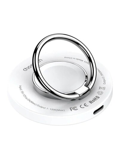Choetech Wireless charger 2-in-1 T603-F holder (white)